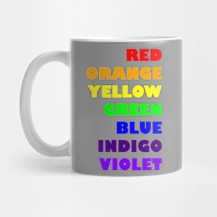 Words of the Rainbow Mug